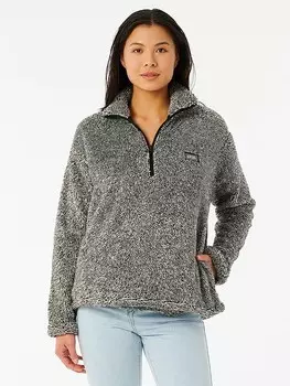 Флисовый пуловер Rip Curl Fleece Dark and Stormy II, черный/белый