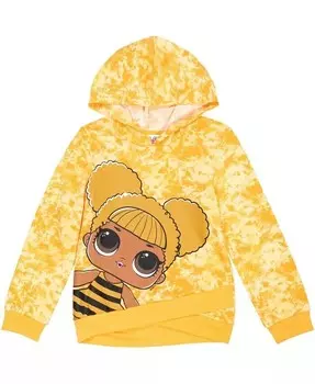 Флисовый пуловер с капюшоном для девочек Queen Bee Diva L.O.L. Surprise!, оранжевый