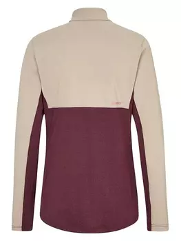 Флисовый пуловер Ziener Fleece Japra, цвет beige/rot