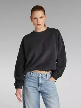 Флисовый свитер G-Star Fleecepullover, черный