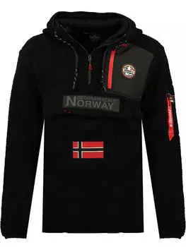 Флисовый свитер Geographical Norway, черный