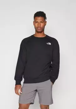 Флисовый свитер RAGLAN REDBOX CREW The North Face, черный