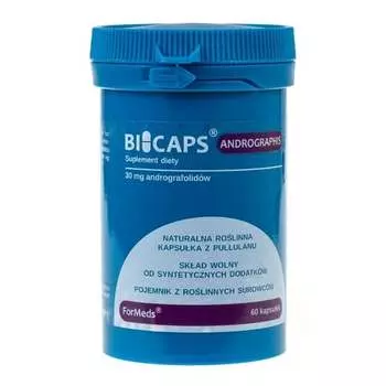 Formeds, Bicaps Andrographis, 60 капсул, синий