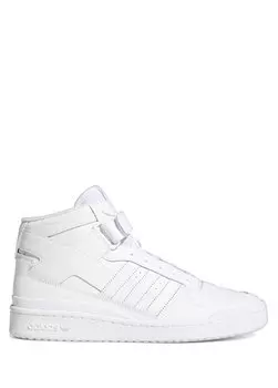 Forum mid белые женские кроссовки Adidas