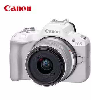 Фотоаппарат Canon EOS R50 Single RF-S18-45mm, белый