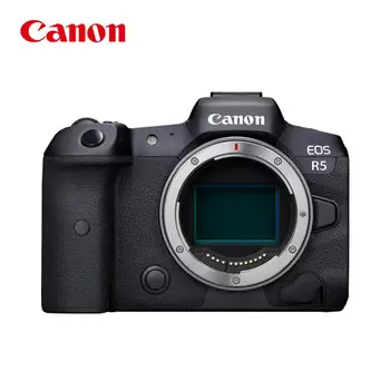 Фотоаппарат цифровой Canon EOS R5, без объектива, черный