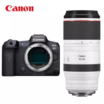 Фотоаппарат Canon EOS R5 RF 100-500mm с картой памяти на 512G