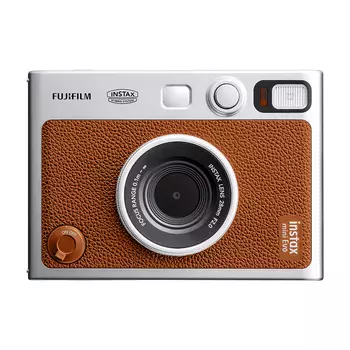 Фотоаппарат Fujifilm Instax Mini EVO, коричневый/серебристый