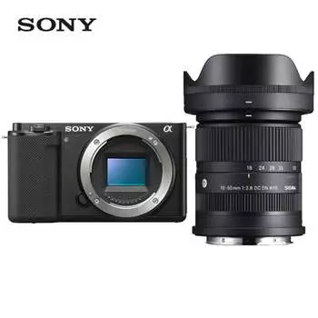 Фотоаппарат Sony ZV-E10 Vlog 18-50mm F2.8 DC DN с картой памяти 128G