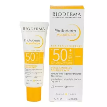 Фотодерм Макс Spf50+ Aquafluido 40мл, Bioderma