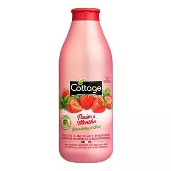 Fraise & Menthe гель для душа и молоко для ванны Cottage, 750 мл