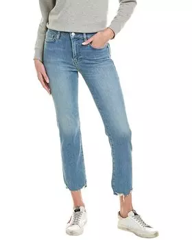 FRAME Denim Le High Wavey Moon Прямые джинсы, синий