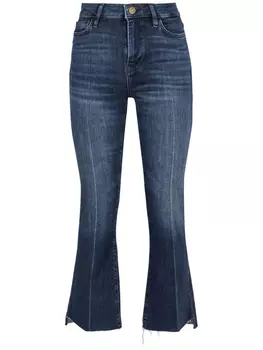 FRAME укороченные джинсы bootcut, синий