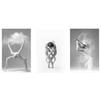 Фреска Artgeist Ballet Collection, черно-белый