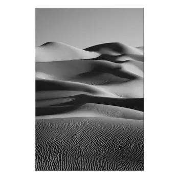 Фреска Artgeist Desert Dunes, черно-белый
