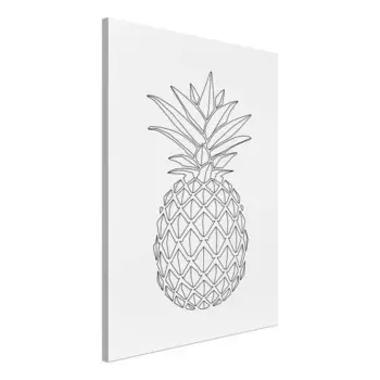 Фреска Artgeist Fruity Sketch, черно-белый