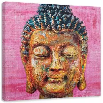 Фреска Feeby Pink Buddha Wellness Zen Spa, красочный