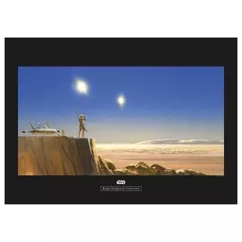 Фреска Komar Star Wars Mos Eisley Edge цвет orange/blau