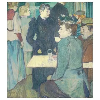 Фреска LegendArte Ecke der Moulin de la Galette, многоцветный