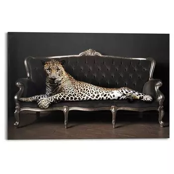 Фреска Reinders leopard Chic Panther, черный