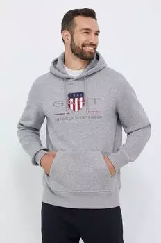 Фуфайка Gant, серый