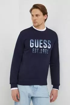 Фуфайка Guess, темно-синий