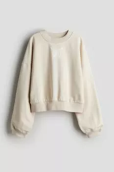 Фуфайка H&M, бежевый