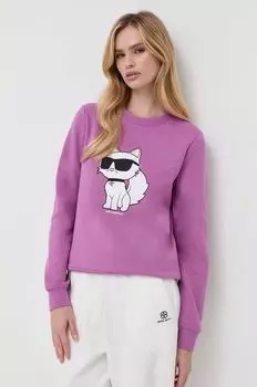 Фуфайка Karl Lagerfeld, фиолетовый