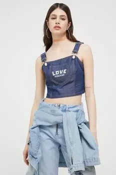 Фуфайка Love Moschino, темно-синий