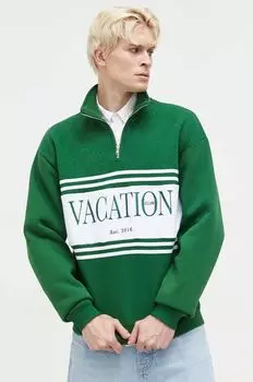 Фуфайка On Vacation, зеленый