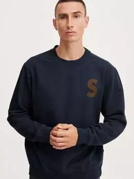 Фуфайка Solid, синий