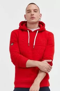 Фуфайка Superdry, красный