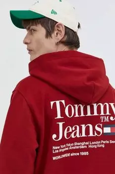 Фуфайка Tommy Jeans, гранат