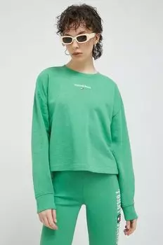 Фуфайка Tommy Jeans, зеленый