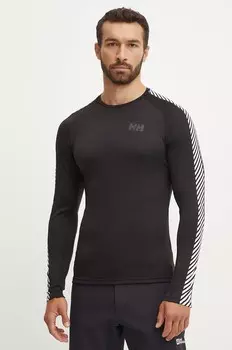 Функциональная футболка Helly Hansen с длинными рукавами Lifa Active, черный