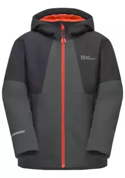 Функциональная куртка Jack Wolfskin "ACTAMIC 2L INS JACKET K", с капюшоном, зеленый