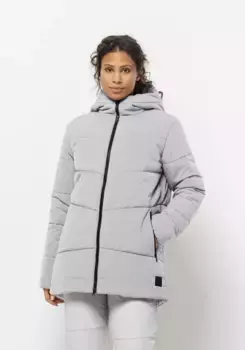 Функциональная куртка Jack Wolfskin "KAROLINGER LONG JKT W", с капюшоном, цвет Moonwalk