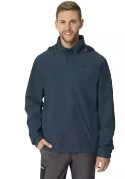 Функциональная куртка VAUDE "MEN'S ESCAPE BIKE LIGHT JACKET", с капюшоном, цвет Dark Sea