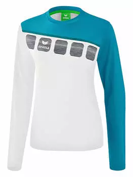 Функциональная рубашка erima, цвет wei/blau/grau