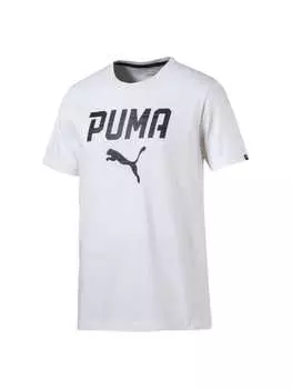 Функциональная рубашка Puma T Shirt mit Rundhalsausschnitt, белый