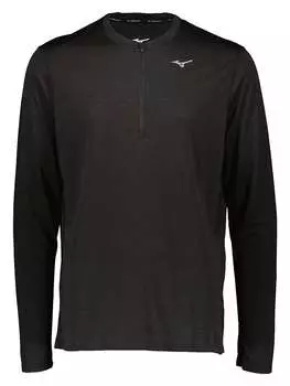 Функциональный лонгслив Mizuno, черный