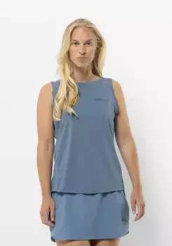 Функциональный топ Jack Wolfskin "PRELIGHT CHILL TANK W", синий
