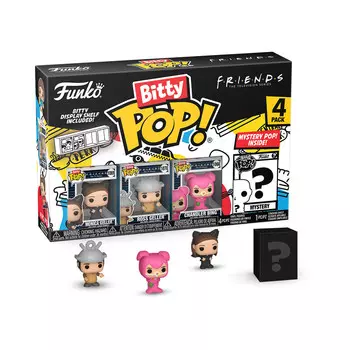 Funko Bitty POP!, коллекционная фигурка, Друзья, 4 упаковки Funko POP!