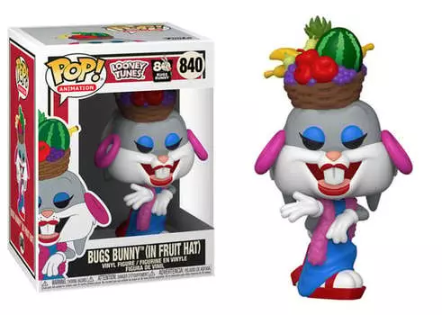 Funko POP! Анимация, коллекционная фигурка, Looney Tunes, Багз Банни (во фруктовой шляпе)