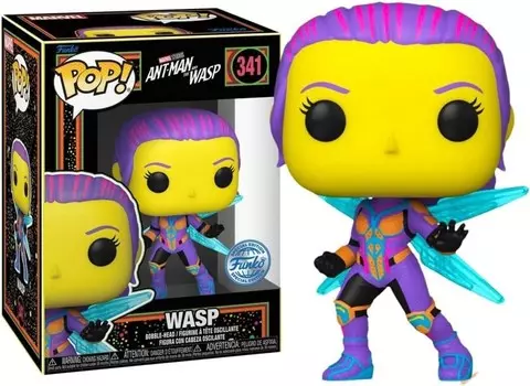 Funko POP Ant-Man and the Wasp 341 Wasp blacklight, специальное издание Funko POP!