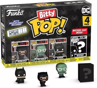 Funko POP! Бэтмен 85-я битти 4 упаковки 2,5 см Женщина-кошка Джокер Селина Кайл