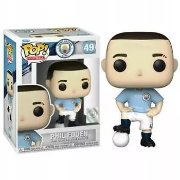 Funko POP! Футбол, коллекционная фигурка, Манчестер Сити, Фил Фоден, 49 лет.