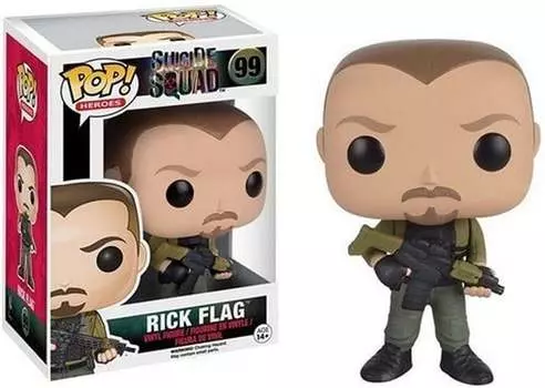 Funko POP! Герои, коллекционная фигурка, Отряд самоубийц, Рик Флаг, 99 лет
