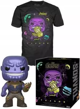 Funko POP! и футболка, комплект, Marvel, Танос: Война бесконечности, М