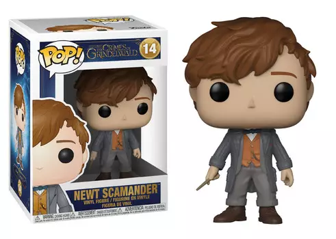 Funko POP! Кино, коллекционная фигурка, Фантастические твари 2, Ньют Саламандер, 14 лет
